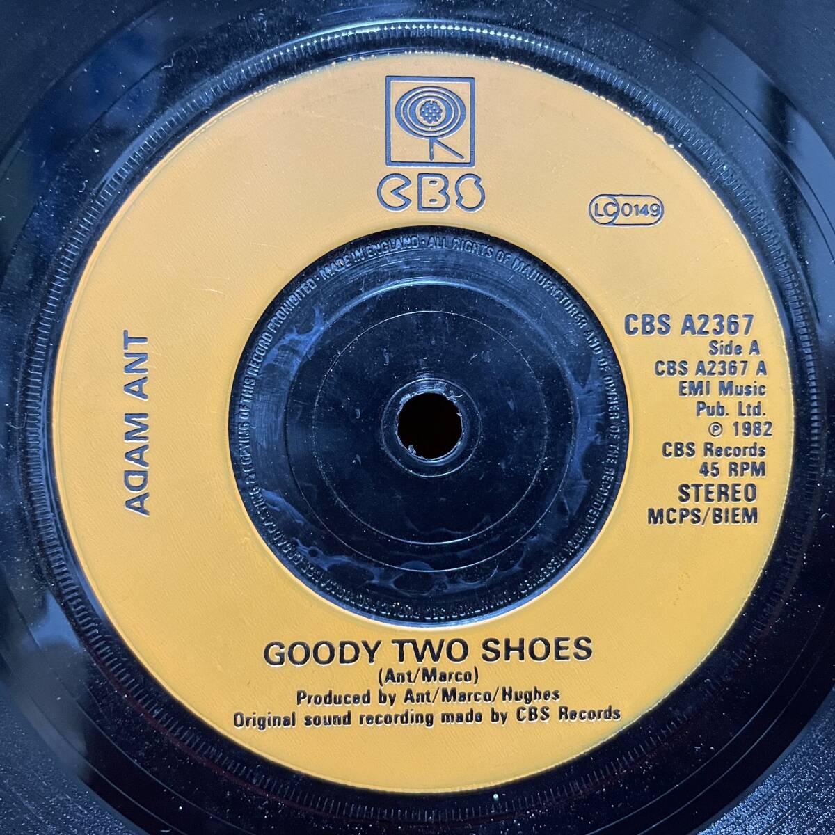 ◆UKorg7”s!◆ADAM ANT◆GOODY TWO SHOES◆の画像1