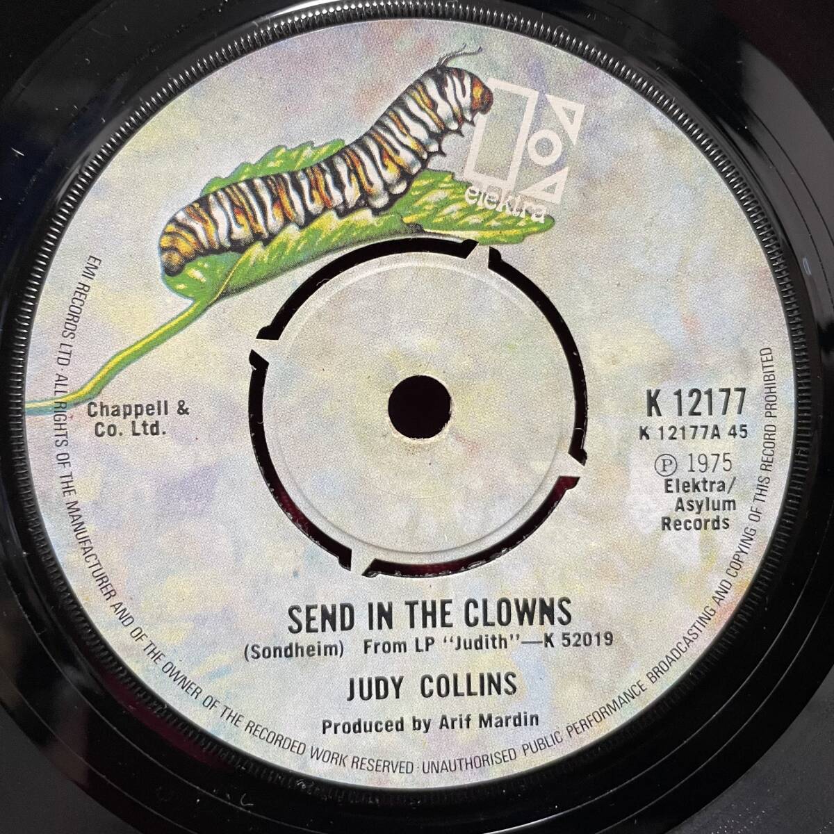 ◆UKorg7”s!◆JUDY COLLINS◆SEND IN THE CLOWNS◆_画像1