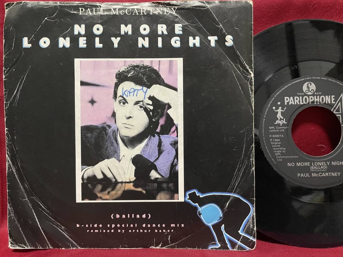 ◆UKorg7”s!◆PAUL McCARTNEY◆NO MORE LONELY NIGHTS◆_画像1