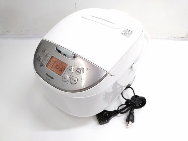^ рабочий товар TOSHIBA Toshiba microcomputer рисоварка 1... белый RC-18MSL 2018 год производства 0515C-5 @100 ^