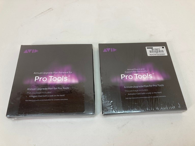 2748-O*AVID Annual Upgrade Plan Renewal for Pro Tools & annual plug-in and support plan renewal for pro tools* unused unopened goods *