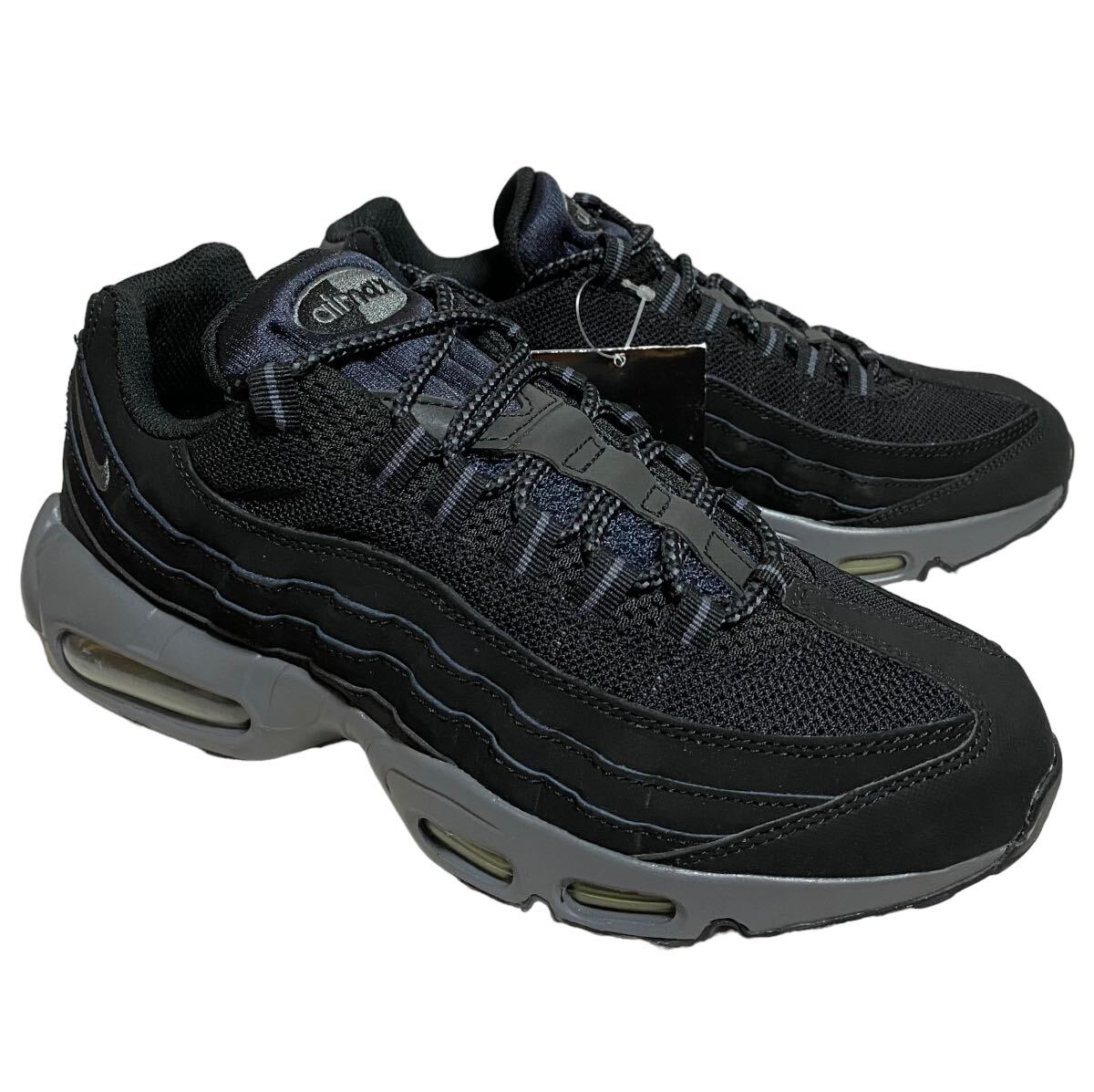 未使用品 14年 NIKE 609048-087 AIR MAX 95 エアマックス 95 ブラック/ダーク グレー-ブラック US8 26㎝ /①_画像2