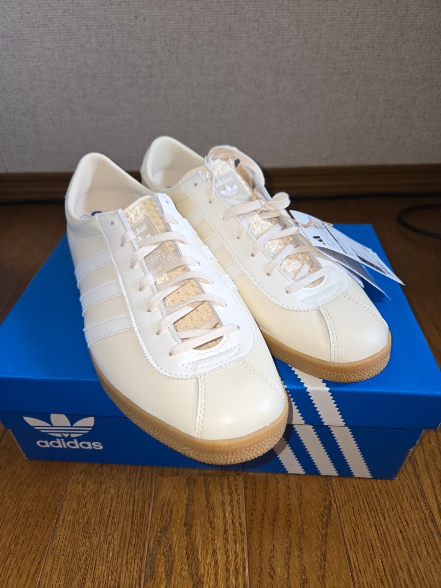 未使用 アディダス adidas ロンドン LONDON IG6207 29.5cm ワンダーホワイト コアホワイト ガム 白_画像3