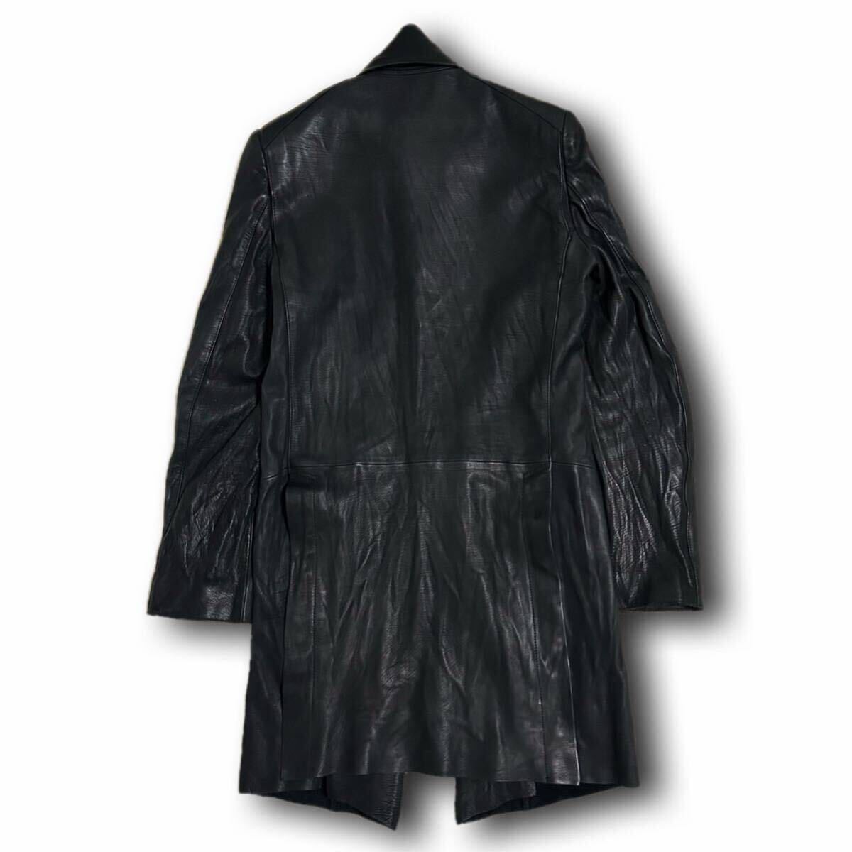 Rare kiryuyrik Leather Naporeon Jacket archive sugizo l.g.b ifsixwasnine kmrii 14th addiction yasuyuki ishii ジャケット 00s 90s_画像2