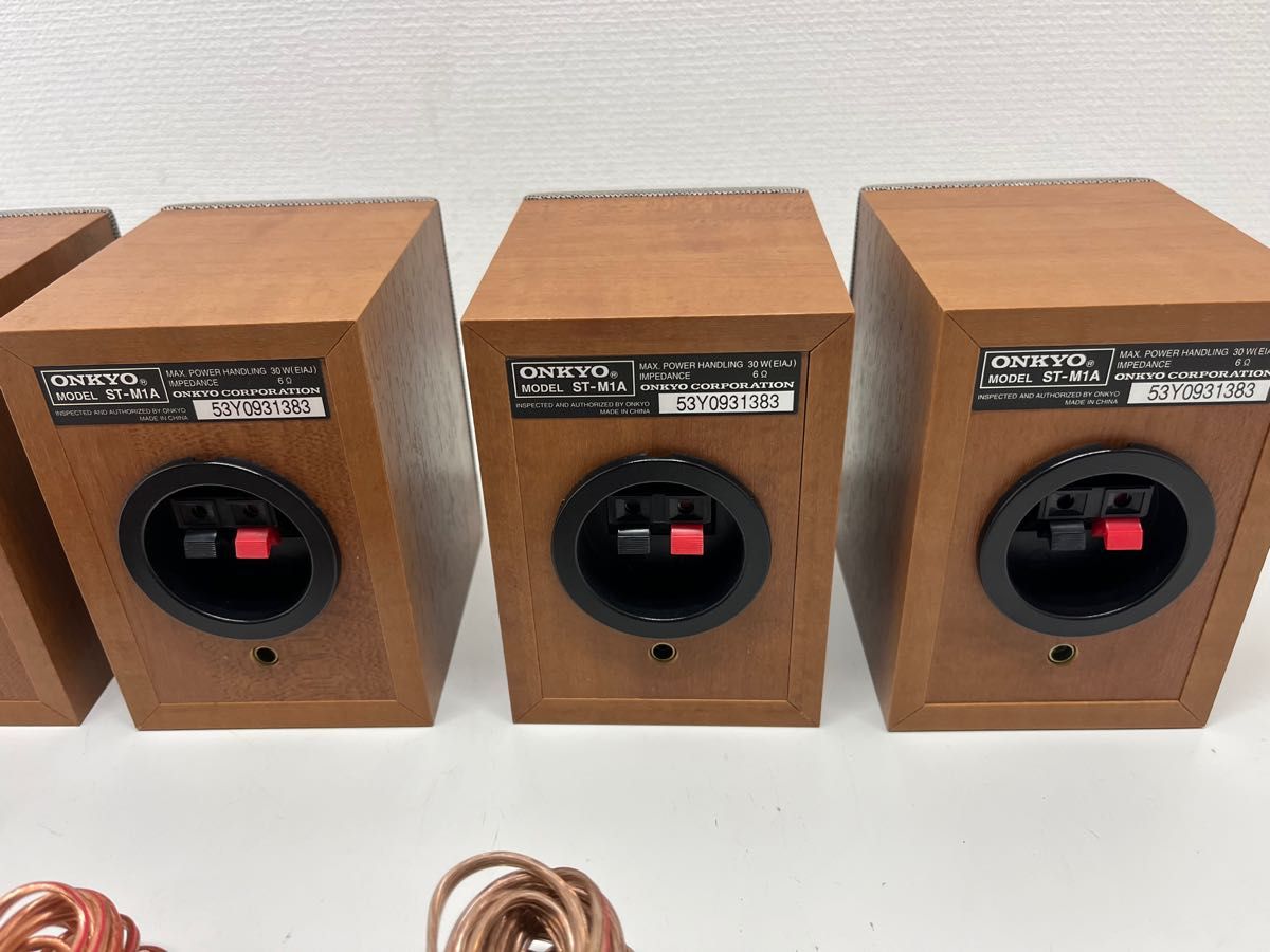 ONKYO オンキヨー ホームシアター スピーカー ST-M1A 5台セット ONKYO オンキヨー ホームシアター スピーカー ST-M1A 5台セット