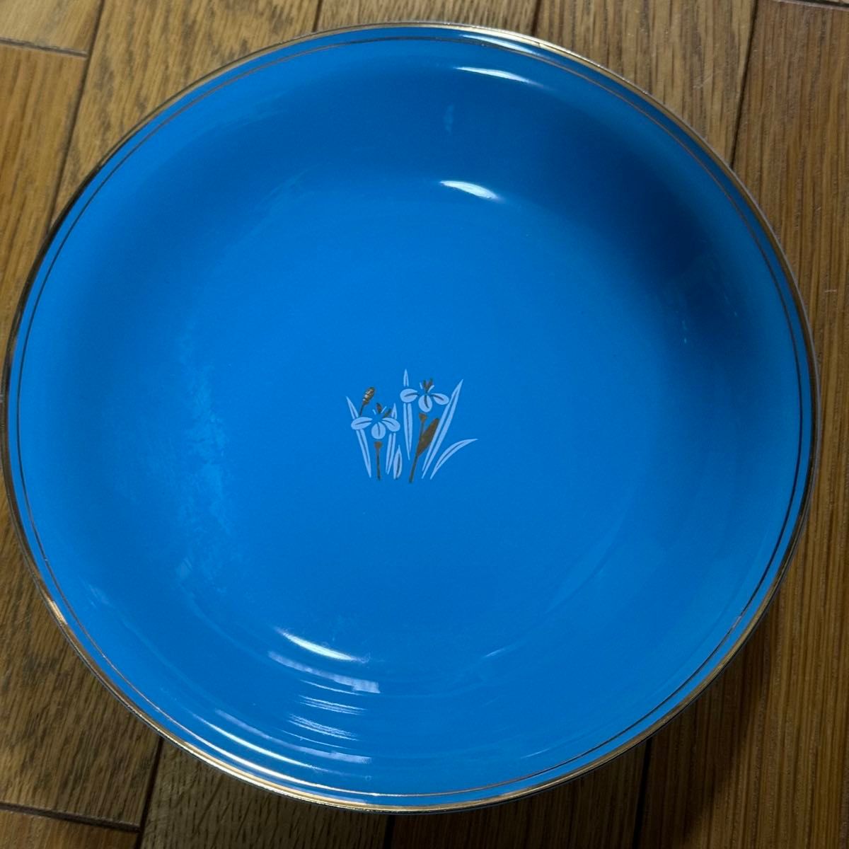 陶器製 中皿 パスタ皿 5枚セット 橘吉 たち吉 カレー皿 青 大皿
