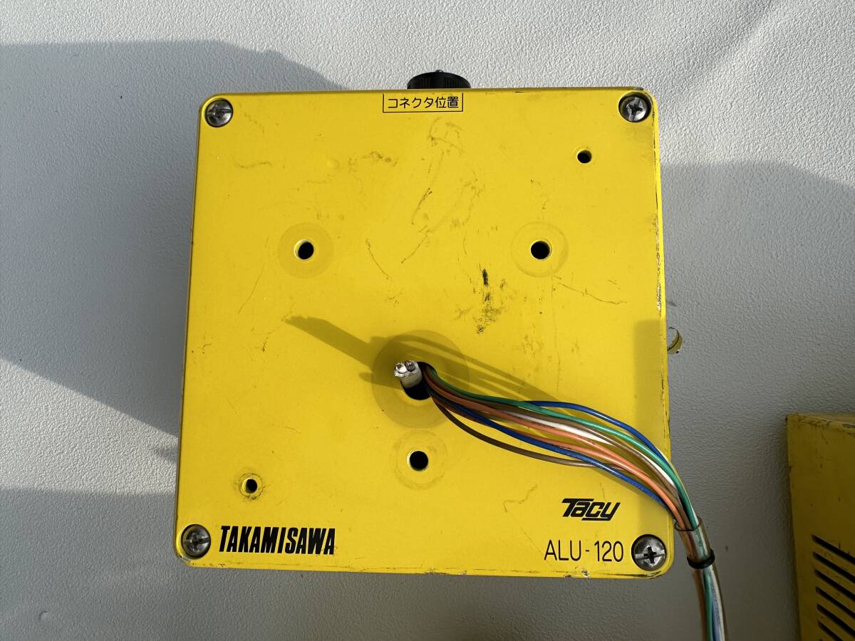 TAKAMISAWA 　可搬型早期警報地震計 STR-120　処理部　計測部　警報部　機械　気象　検知　震度_画像4
