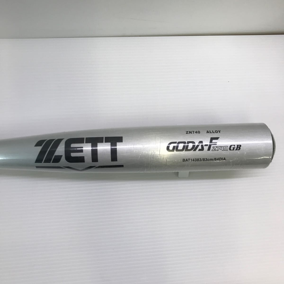 B-5517 未使用品 ゼット ZETT ゴーダFZ740 GB 硬式 83cm 金属 バット BAT14383 新基準対応 野球 の画像2