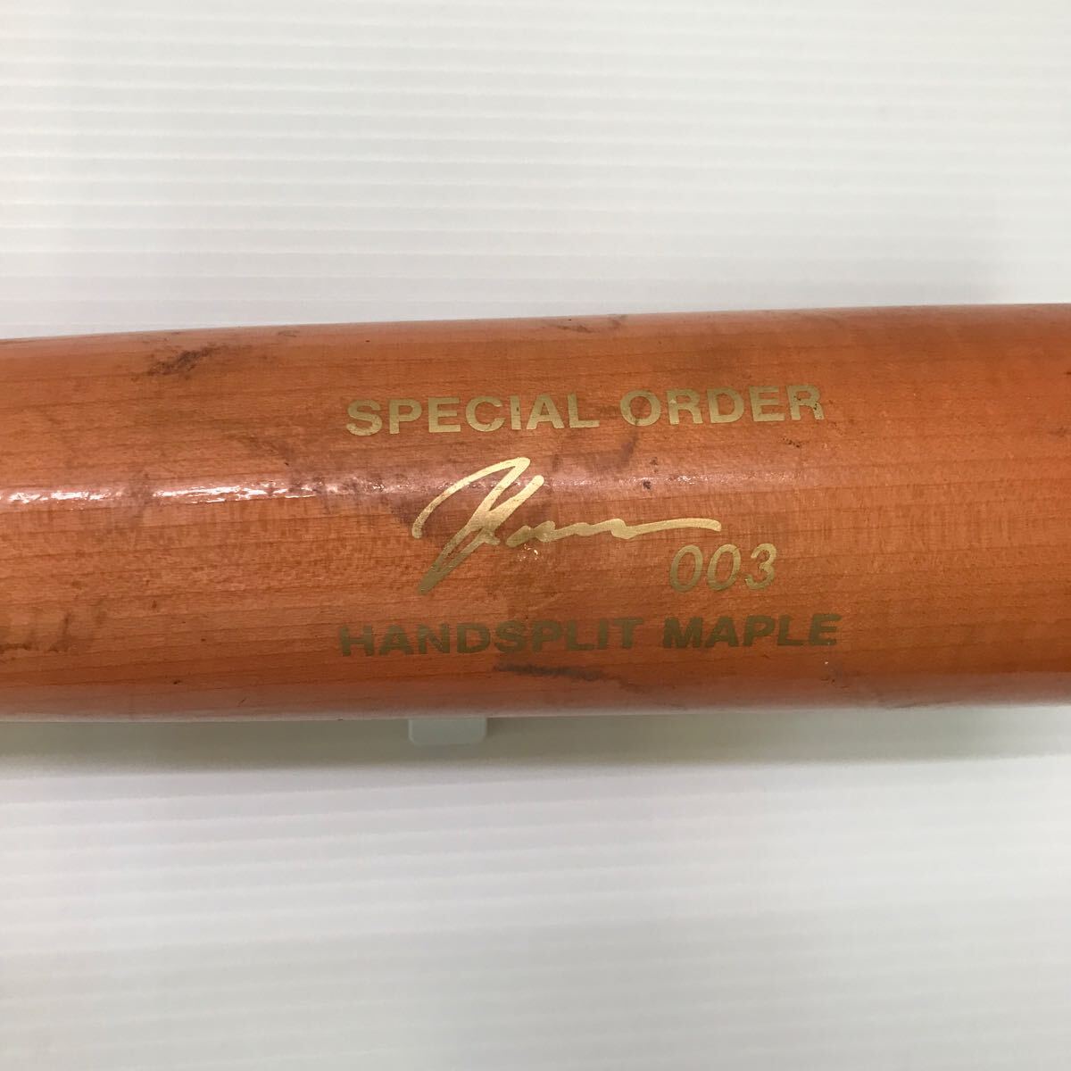 B-5628 ヤナセ Yanase SPECIAL ORDER 硬式 84cm 木製 バット 野球 中古の画像3