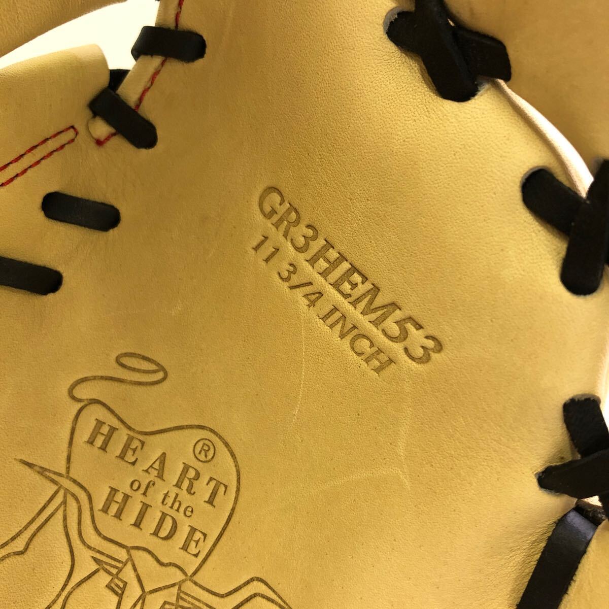 G-1202 タグ付き未使用品 ローリングス Rawlings HOH PRO EXCEL 軟式 一塁手用 GR3HEM53 ファーストミット グローブ グラブ 野球 _画像5