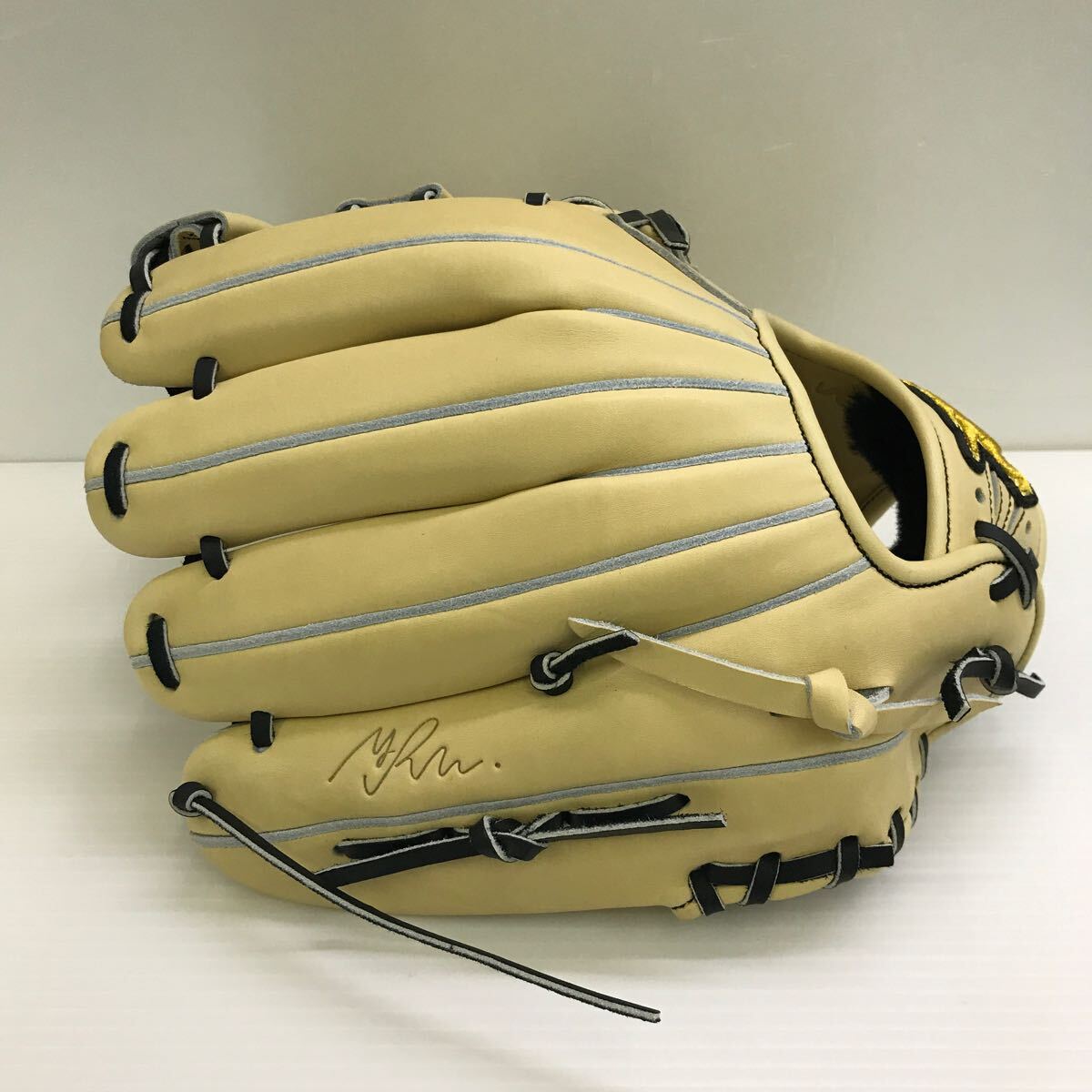 G-1244 リュウ GLOVE STUDIO RYU 硬式 内野手用 グローブ グラブ 野球 中古品_画像6