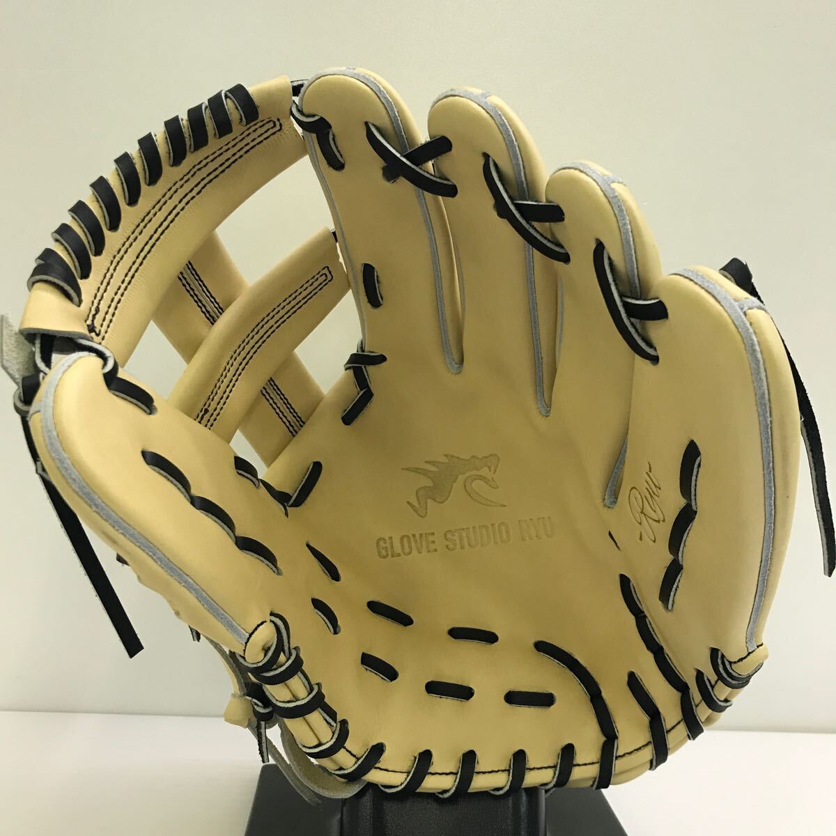 G-1244 リュウ GLOVE STUDIO RYU 硬式 内野手用 グローブ グラブ 野球 中古品_画像3