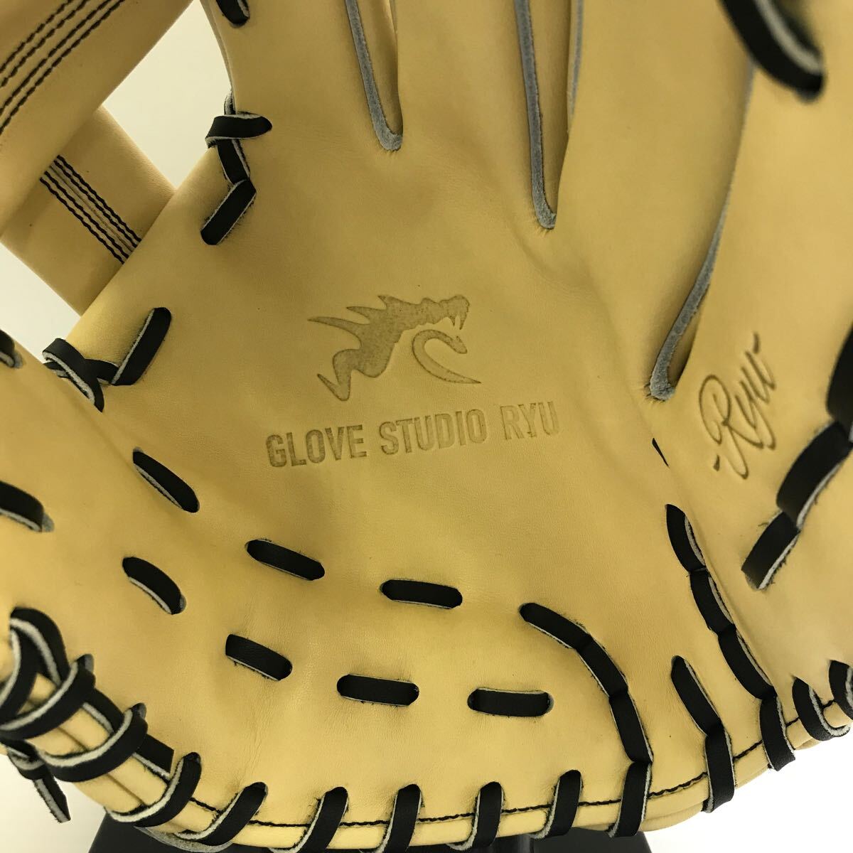 G-1244 リュウ GLOVE STUDIO RYU 硬式 内野手用 グローブ グラブ 野球 中古品_画像4