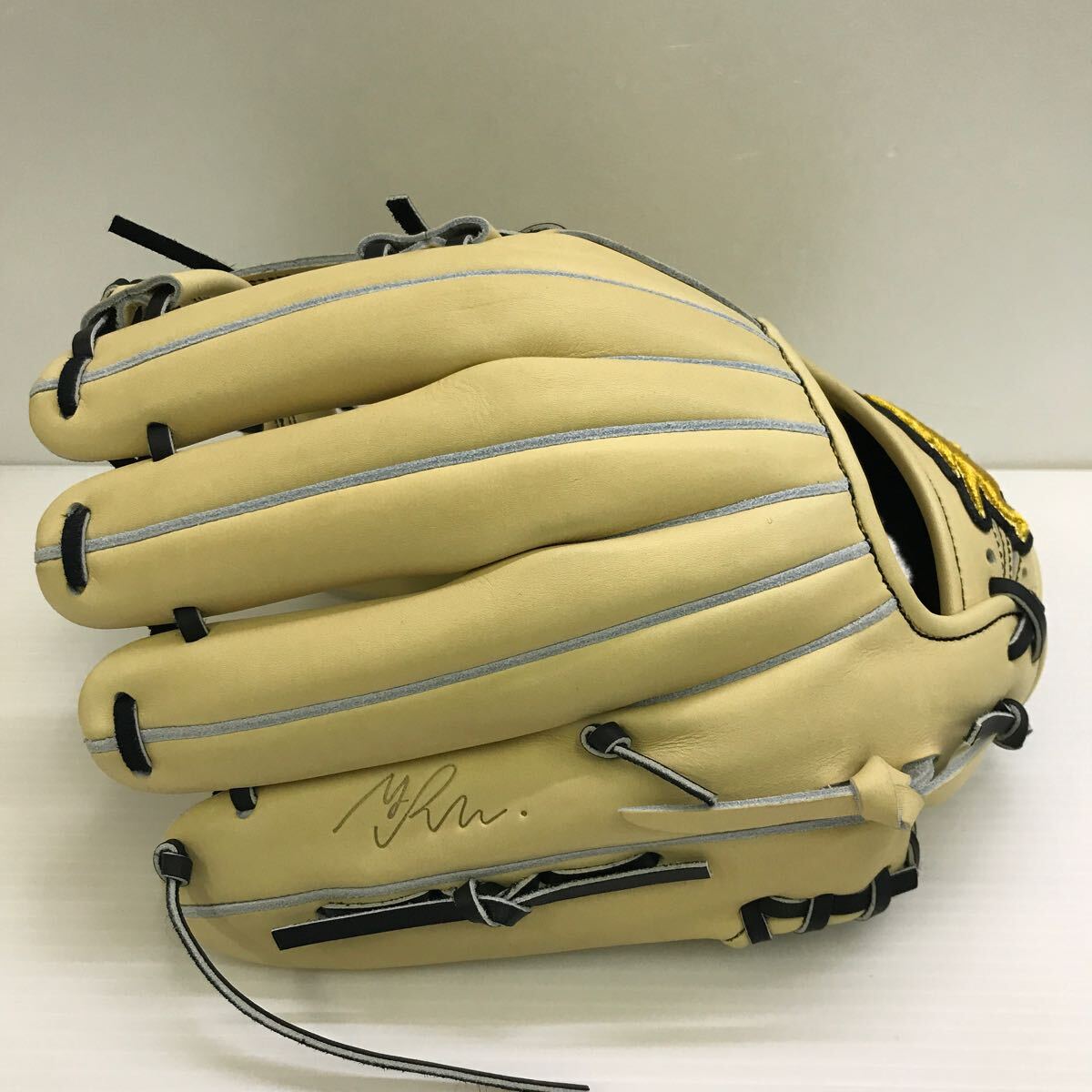 G-1239 リュウ GLOVE STUDIO RYU 硬式 内野手用 グローブ グラブ 野球 中古品_画像5