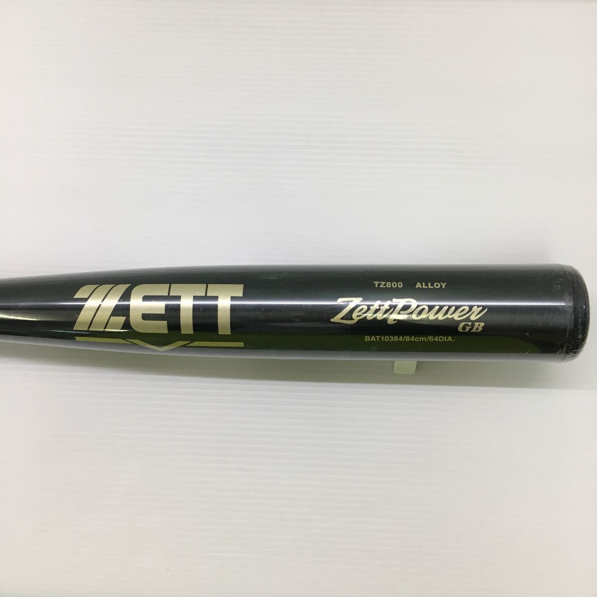 B-5521 未使用品 ゼット ZETT ゼットパワーGB 硬式 84cm 金属 バット BAT10384 新基準対応 野球 中古_画像2