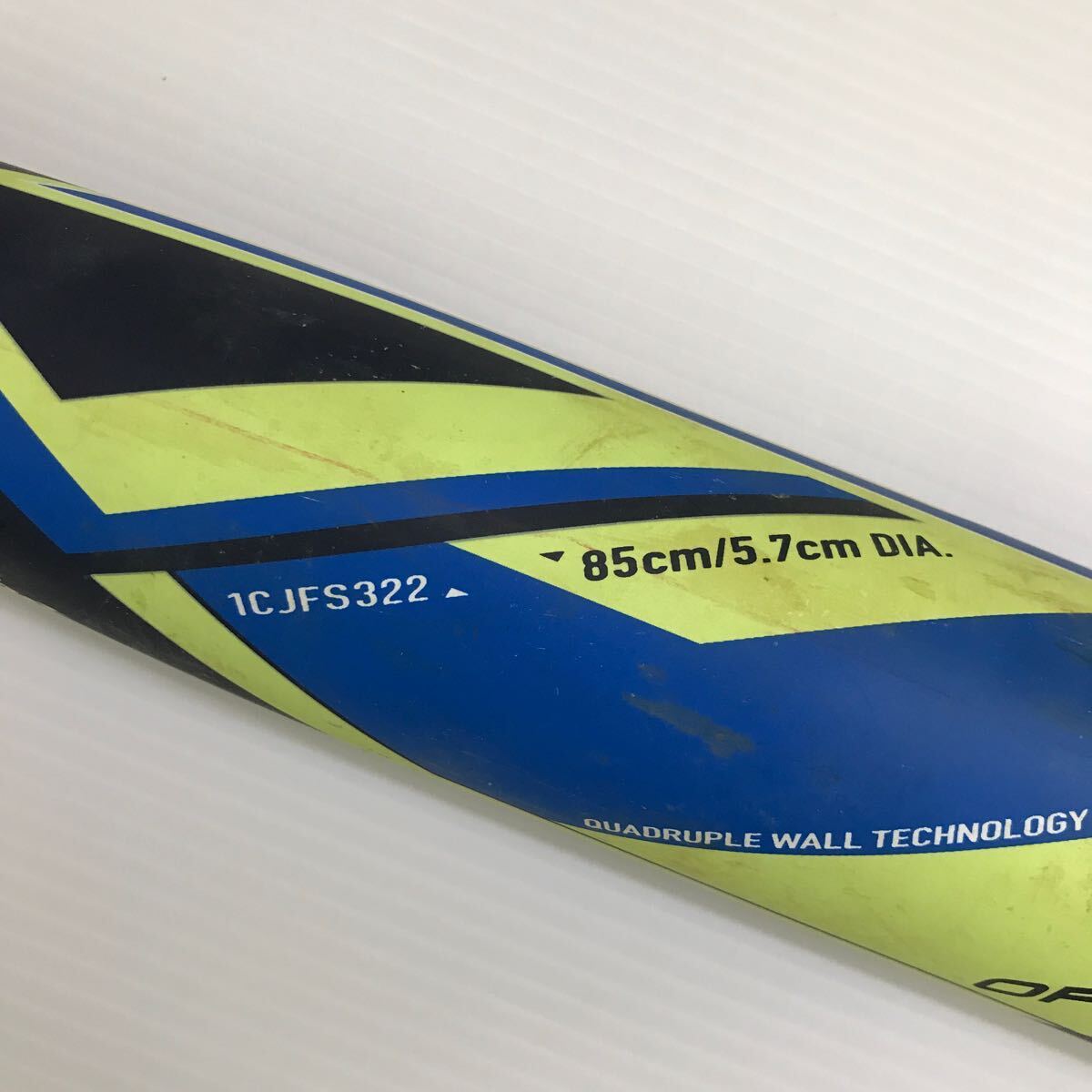 B-5671 ミズノ mizuno ミズノプロ AX4 3号 ソフトボール用 85㎝ バット 1CJFS322 中古 ケース付き_画像4