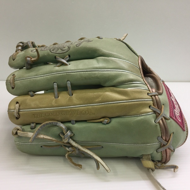 中古品 ローリングス Rawlings プロプリファード 硬式 外野手用オーダーグローブ GHSOGPRW 刺繍入り 1195_画像8