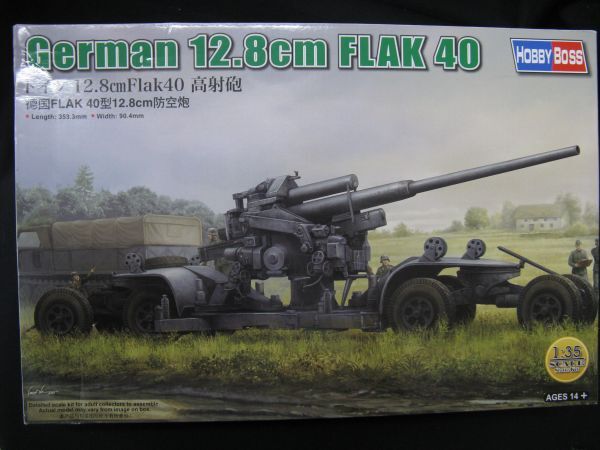 最新 ★ ホビーボス 1/35 ドイツ 12.8cm 高射砲 ★ 40 Flak その他