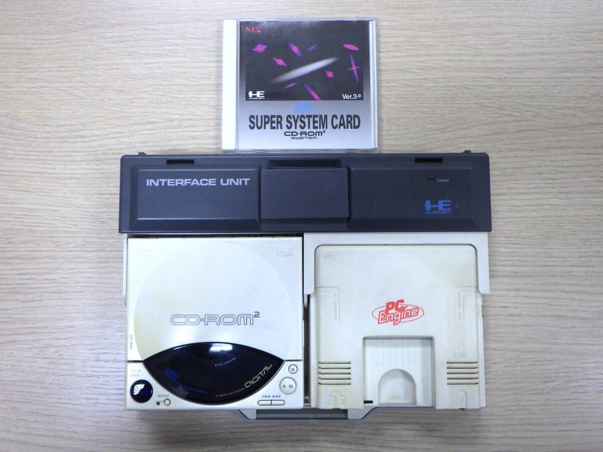 #8712[ retro game festival * operation not yet verification ]NEC PCE PC engine CD-ROM2 SYSTEM IFU-30A