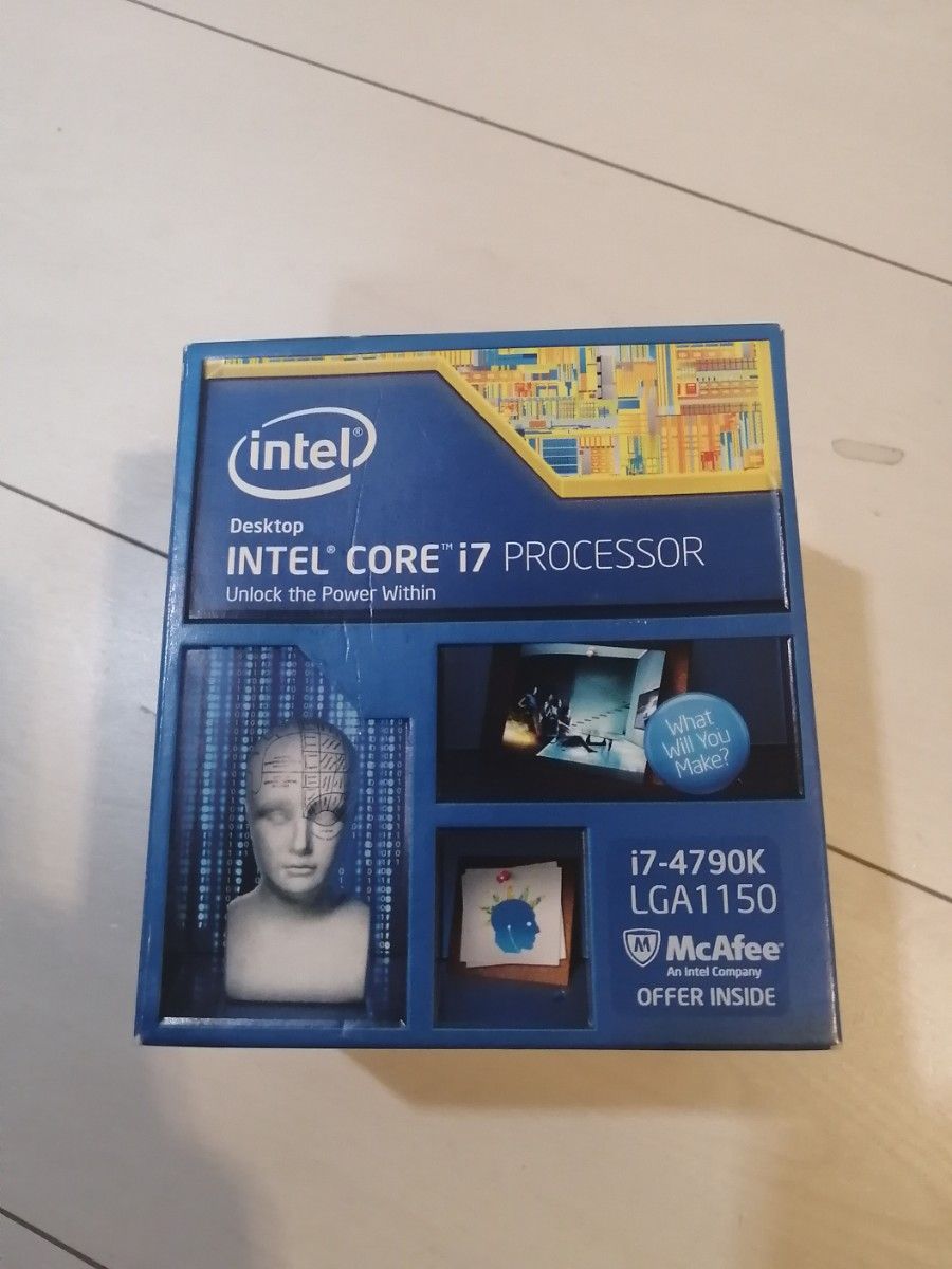 Core i7 4790K BOX 中古　ファン未使用