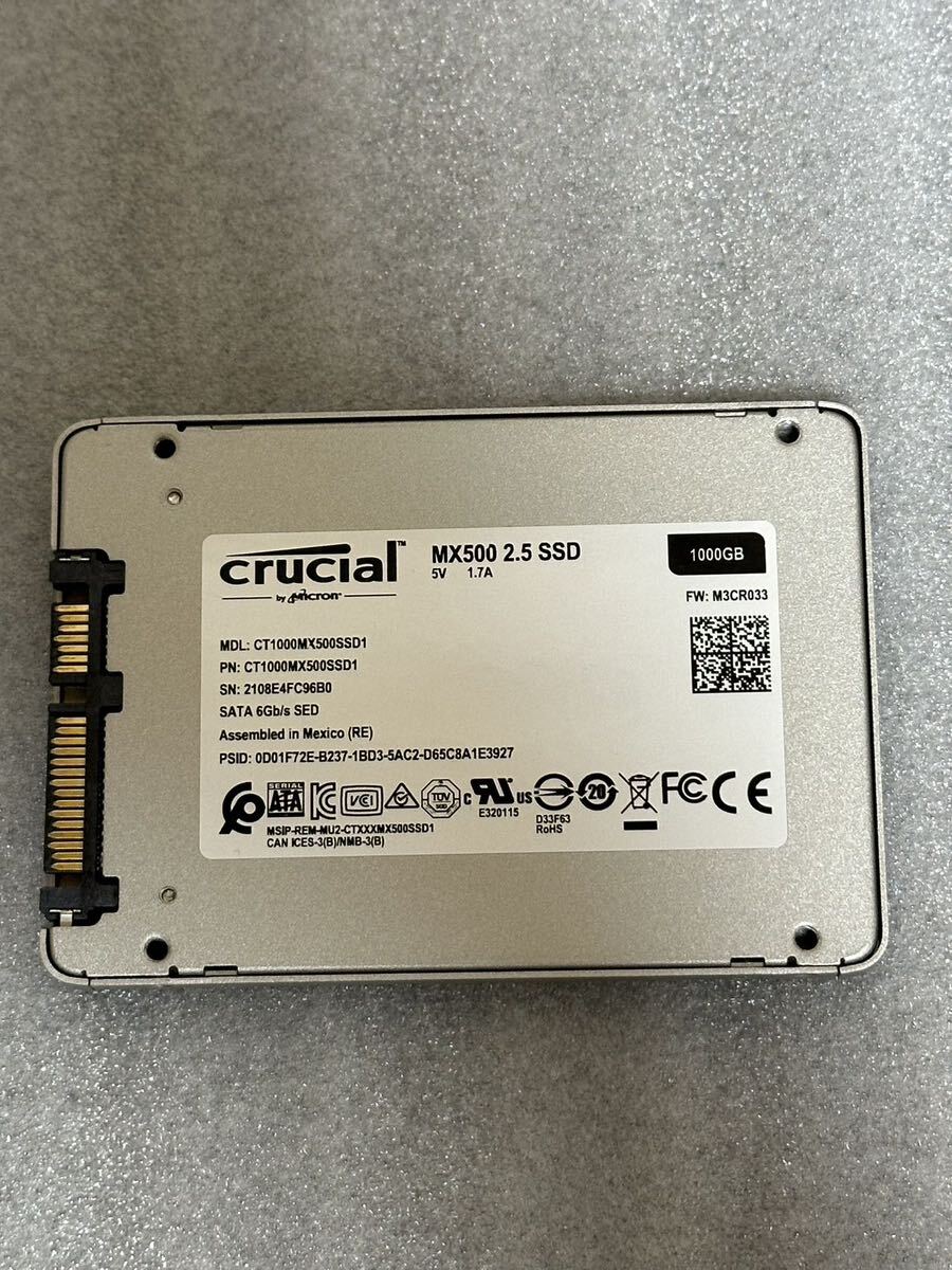 Transcend 2.5 -inch SSD 256GB TS256GSSD340 HP S700 250GB Crucial MX500 2.5 SSD CT1000MX500SSD1 1000GB * present condition goods 