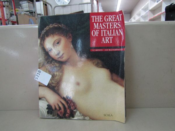л5218　【洋書】THE GREAT MASTERS OF ITALIAN ART イタリア アート_画像1