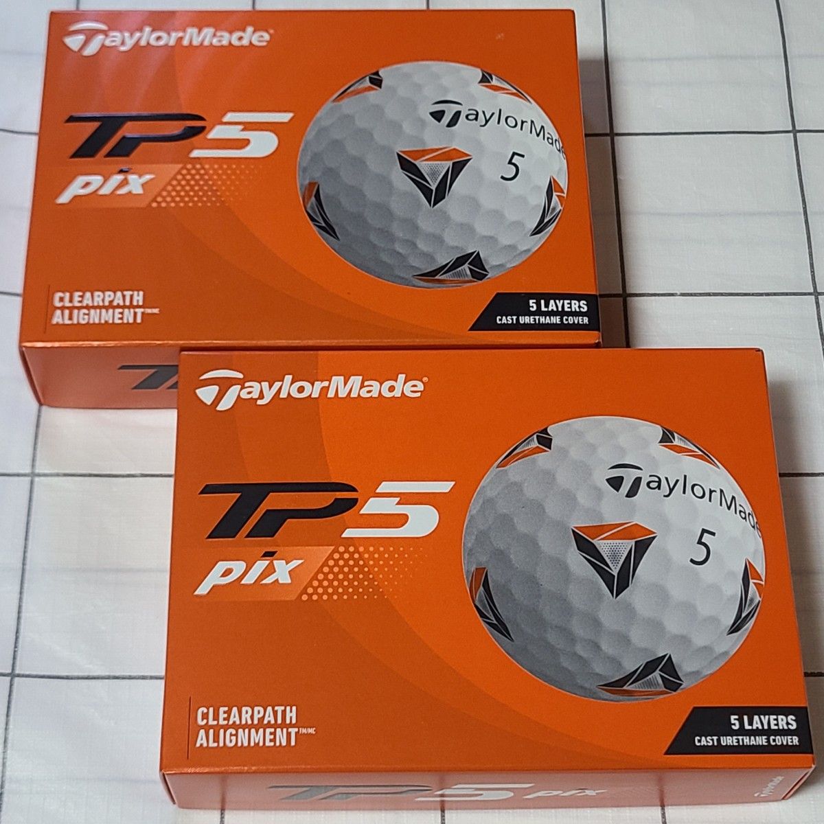 TaylorMade テーラーメイド TP5x pix 2021年モデル ゴルフボール 2ダース