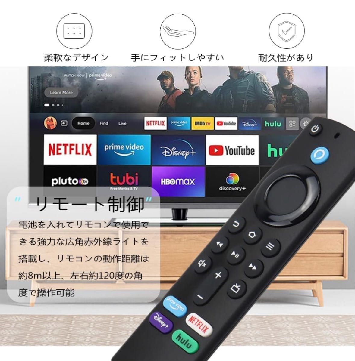 Amazon Fire TV Stick Alexa対応音声認識リモコン（第3）