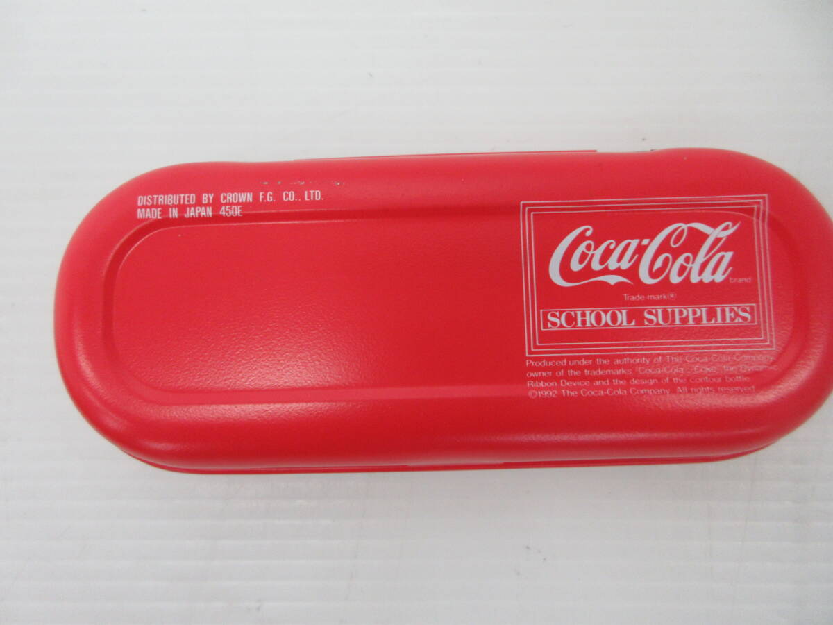 自◆再/コカコーラ/Coca-Cola/ペンケース/缶ケース/昭和レトロ/全長 約16cm/現状品◆ZK 4.15-304_画像4