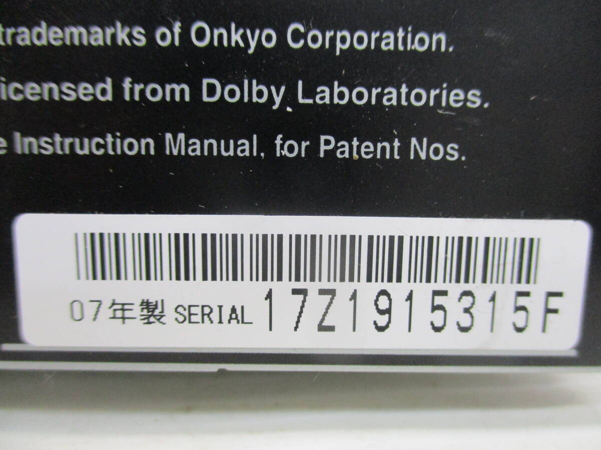 .*/[ secondhand goods, electrification only verification ] Onkyo /ONKYO / system player / consumer electronics / music / speaker /FR-UN9/4.26-Z-487-YI