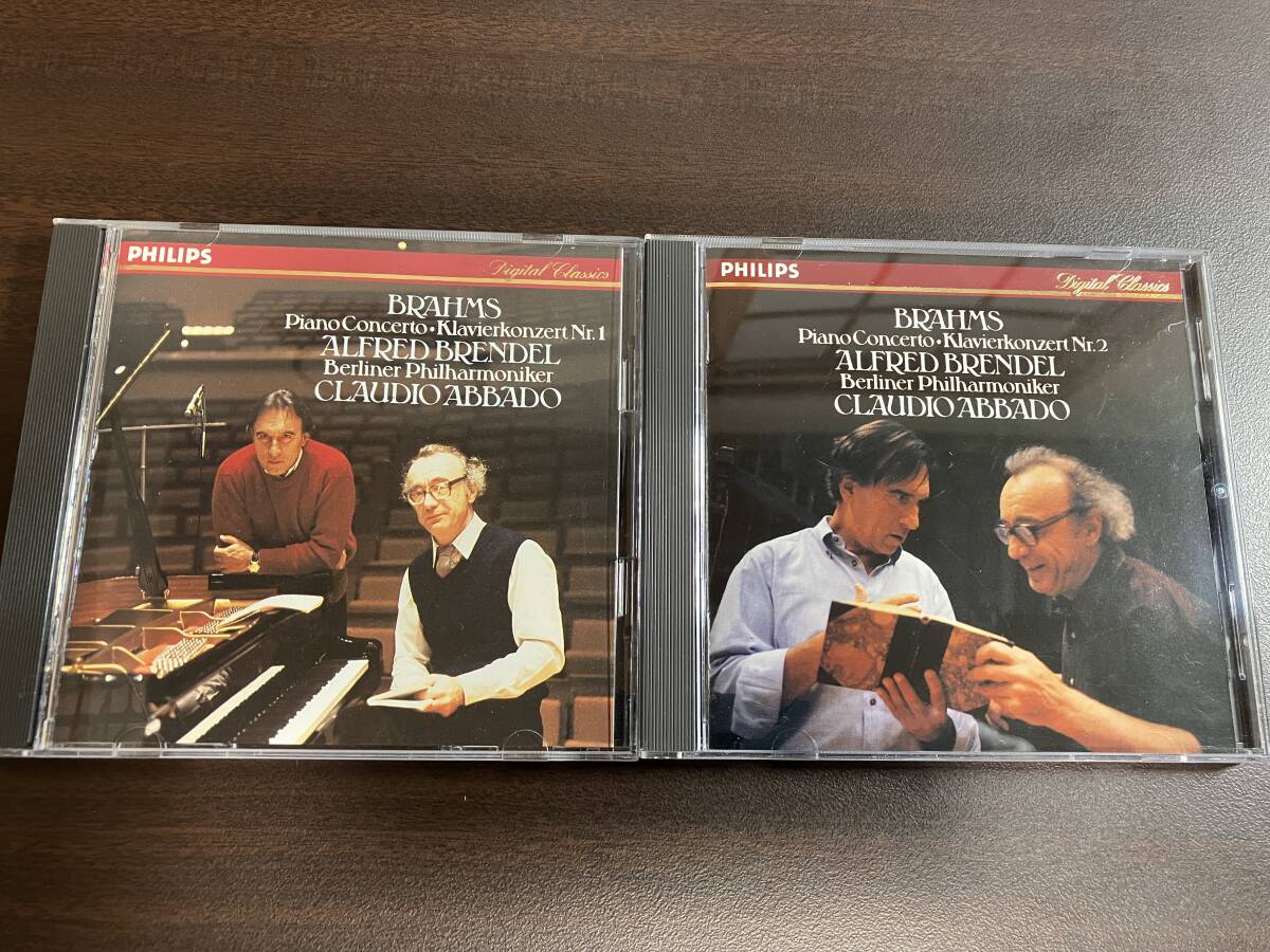 Alfred Brendel アルフレッド・ブレンデル / Brahms Piano Concertos ブラームス ピアノ協奏曲 第1番, 第2番 / 2CD / 国内盤 PHCP-1653/4