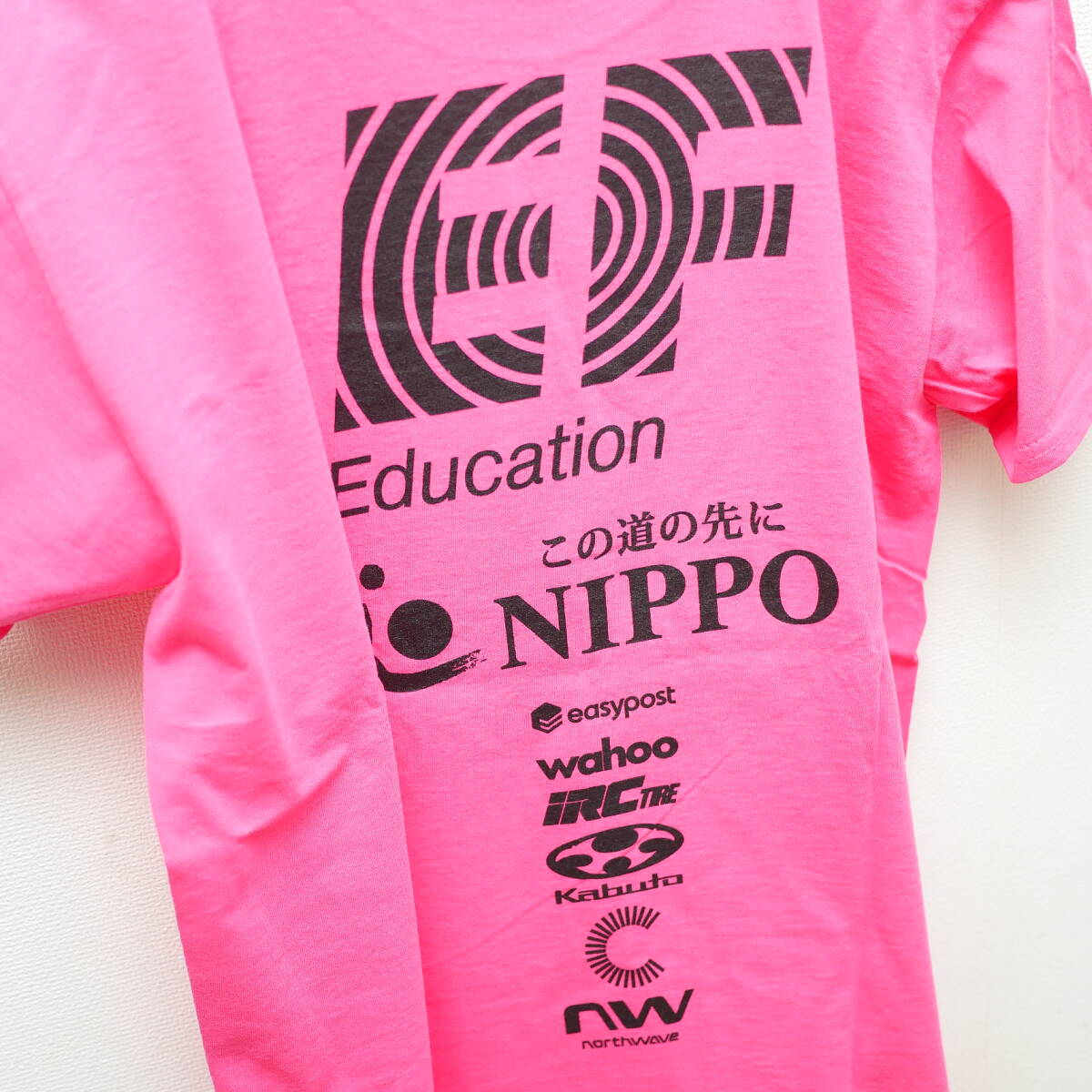 選手支給品 EFニッポデベロップメントチーム チームTシャツ サイズS EF Nippo Development Team Tshirt プロチーム ニッポ イージーポスト