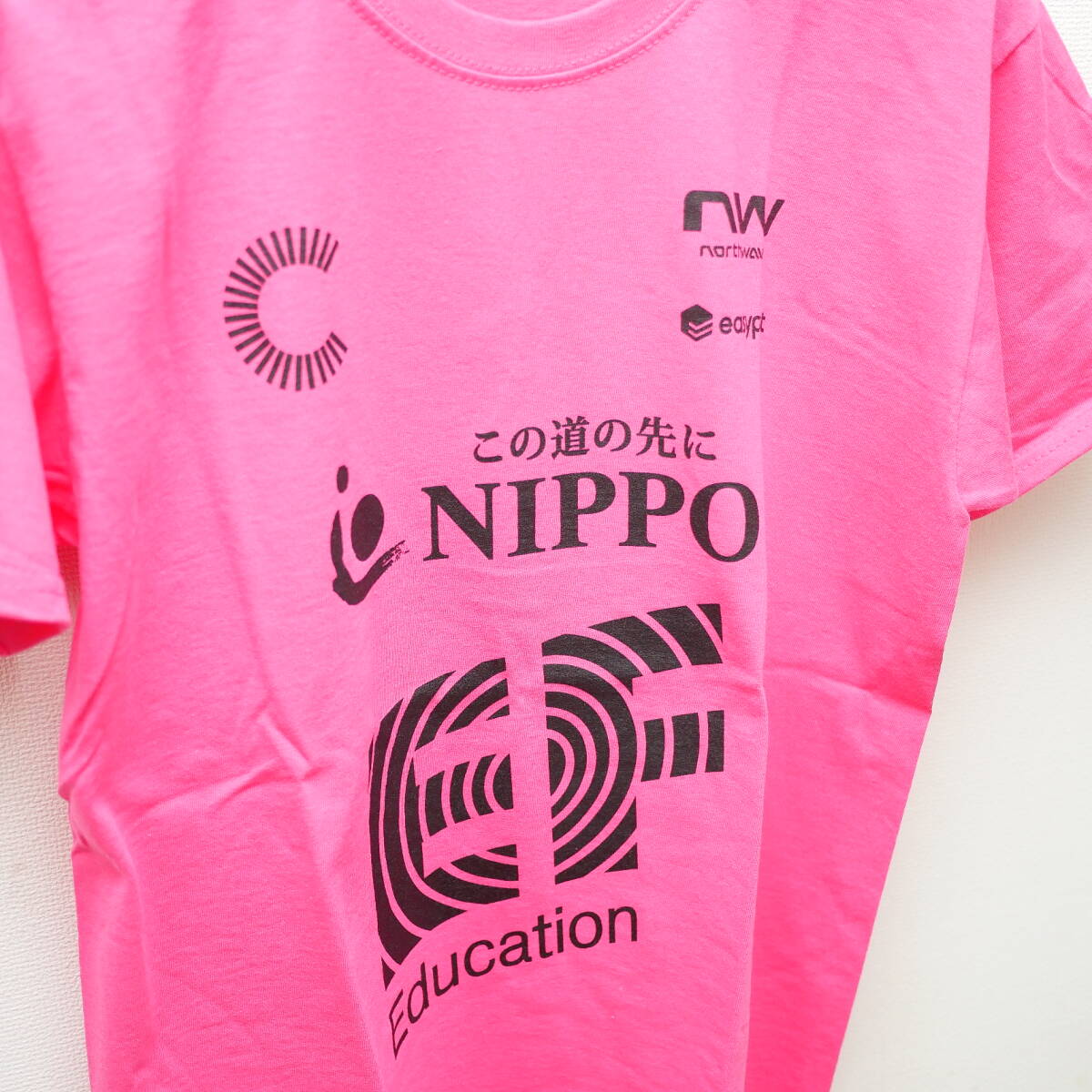 選手支給品 EFニッポデベロップメントチーム チームTシャツ サイズS EF Nippo Development Team Tshirt プロチーム ニッポ イージーポスト_画像6