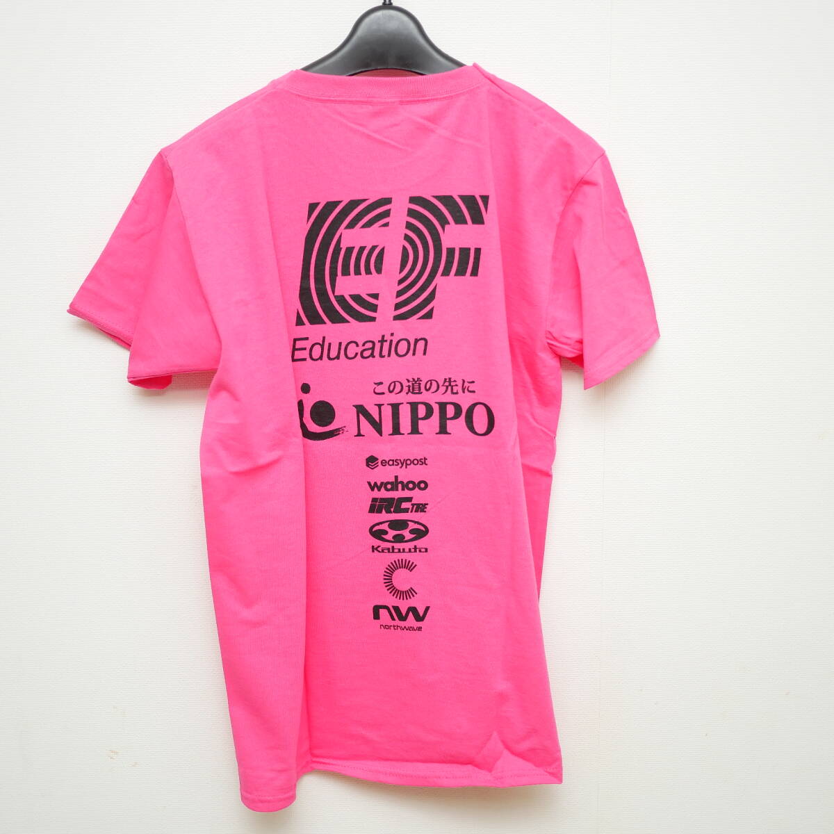 選手支給品 EFニッポデベロップメントチーム チームTシャツ サイズS EF Nippo Development Team Tshirt プロチーム ニッポ イージーポスト_画像2