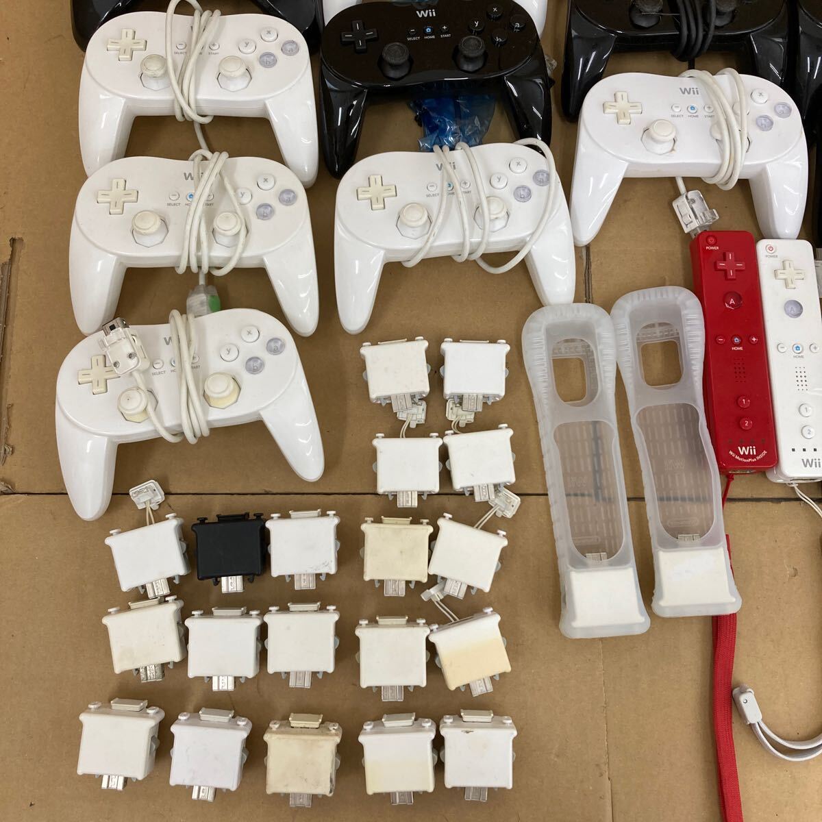 ニンテンドー Wii WiiU 周辺機器 コントローラー まとめ 動作未確認 ジャンク扱い 0516-402_画像3