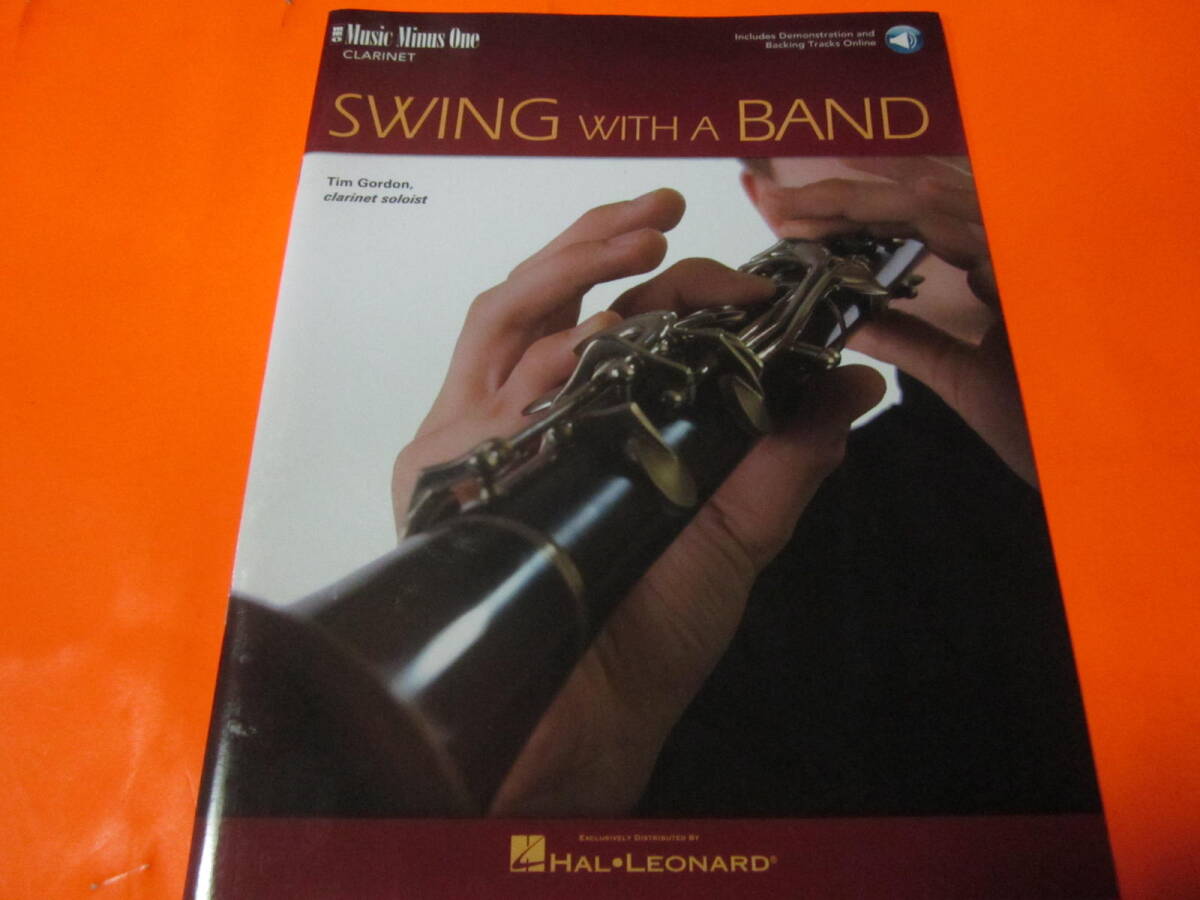 ♪輸入楽譜　Swing With A Band: For B-Flat Clarinet　音声アクセスコード付き　クラリネット_画像1