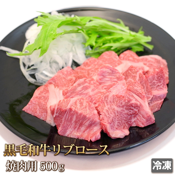 1円【1数】黒毛和牛リブロース焼肉用500g/BBQ/バーベキュー/霜降り/訳あり/訳有り/A5入り/業務用/贈答/お歳暮/ギフト/1円スタート/4129屋の画像1