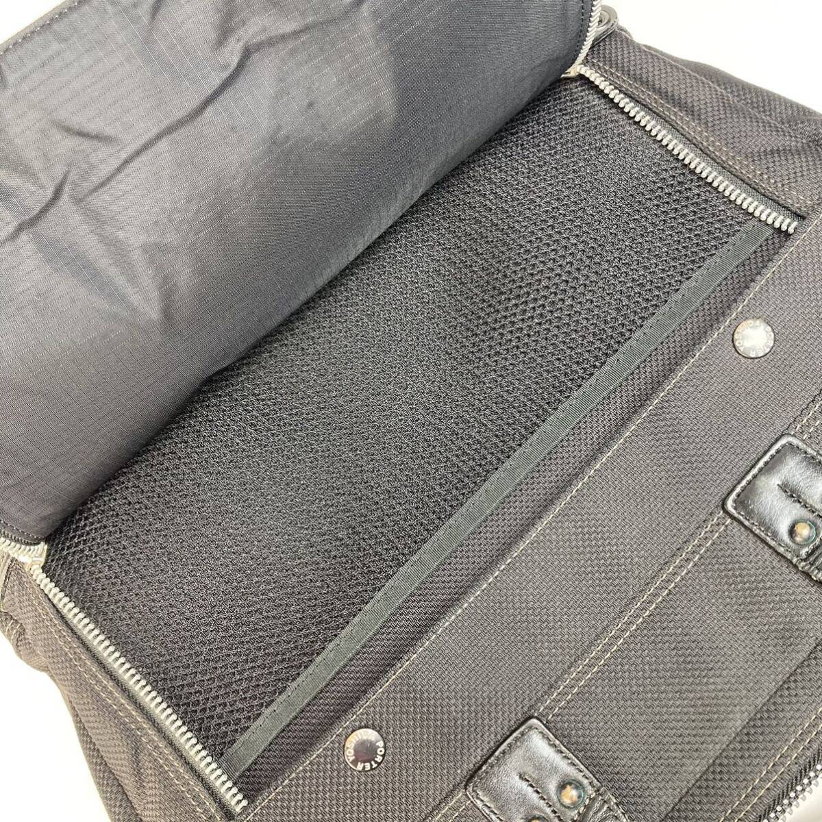1 jpy start PORTER Porter leather original leather business bag briefcase handbag multifunction A4 storage dark brown commuting men's 