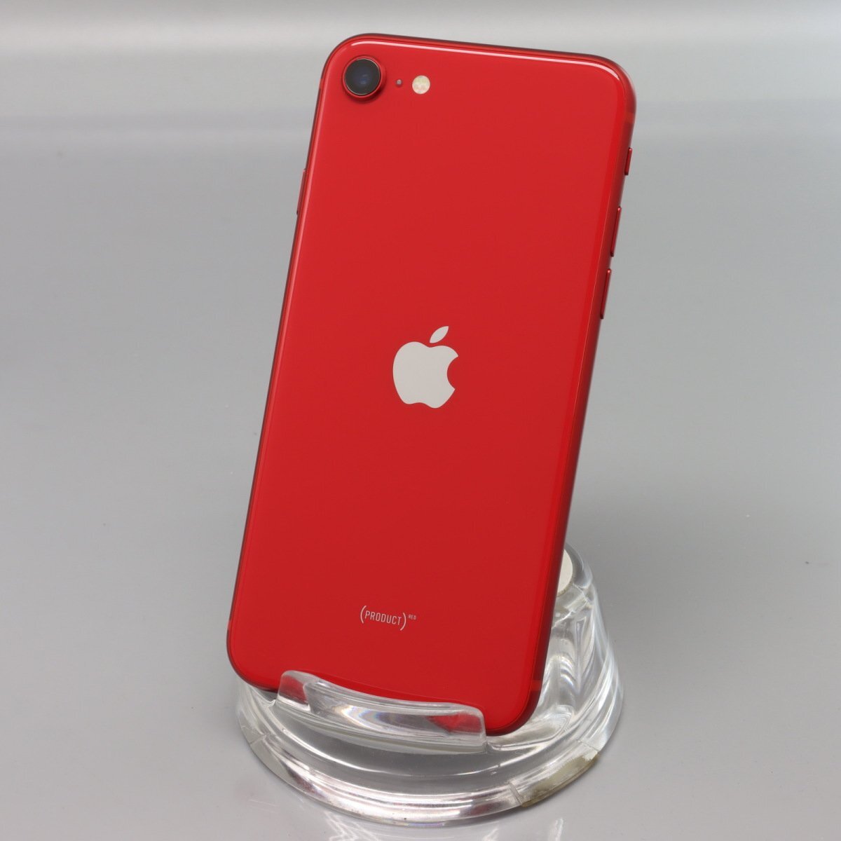 Apple iPhoneSE 64GB (第2世代) (PRODUCT)RED A2296 MHGR3J/A バッテリ80% ■SIMフリー★Joshin0317【1円開始・送料無料】_画像1