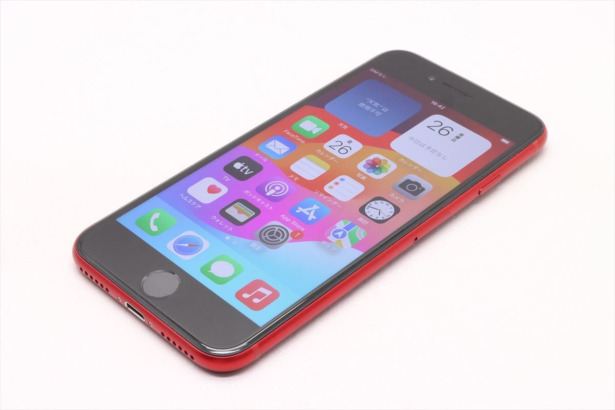Apple iPhoneSE 64GB (第3世代) (PRODUCT)RED A2782 MMYE3J/A バッテリ88% ■SIMフリー★Joshin4987【1円開始・送料無料】_画像5