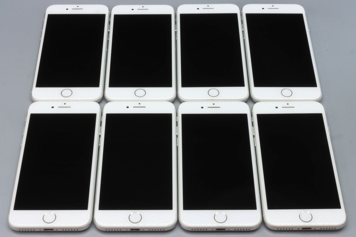 Apple iPhone8 64GB Silver 8台セット A1906 MQ792J/A ■SIMフリー★Joshin(ジャンク)9263【1円開始・送料無料】_画像2