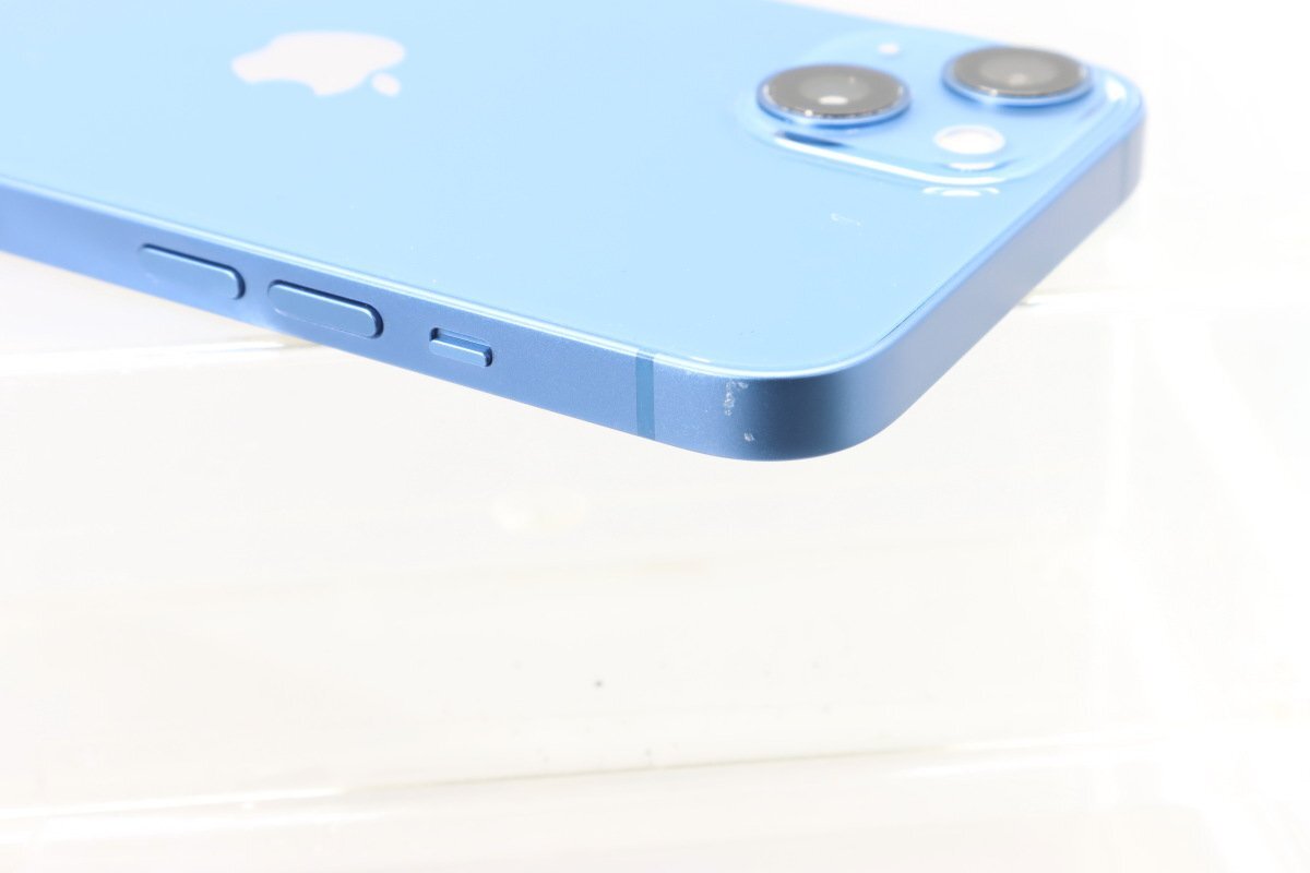 Apple iPhone13 128GB Blue A2631 MLNG3VC/A battery 99% # overseas edition SIM free *Joshin2580[1 jpy beginning * free shipping ]