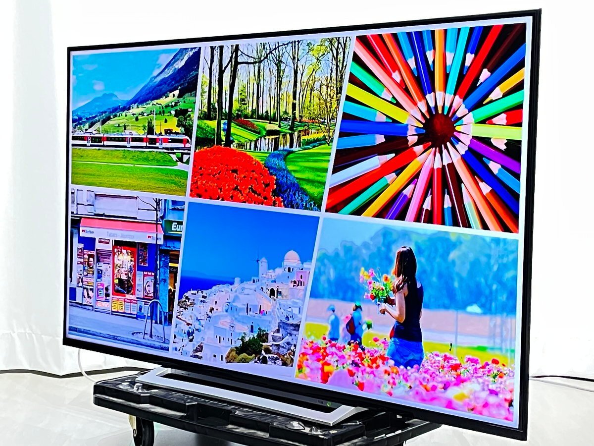 55インチ液晶4Kテレビ TOSHIBA 55M520X(2019年製造)HDR/Net動画 ■東芝 REGZA★Joshin(難あり)4110●1円開始・直接引渡可_画像3