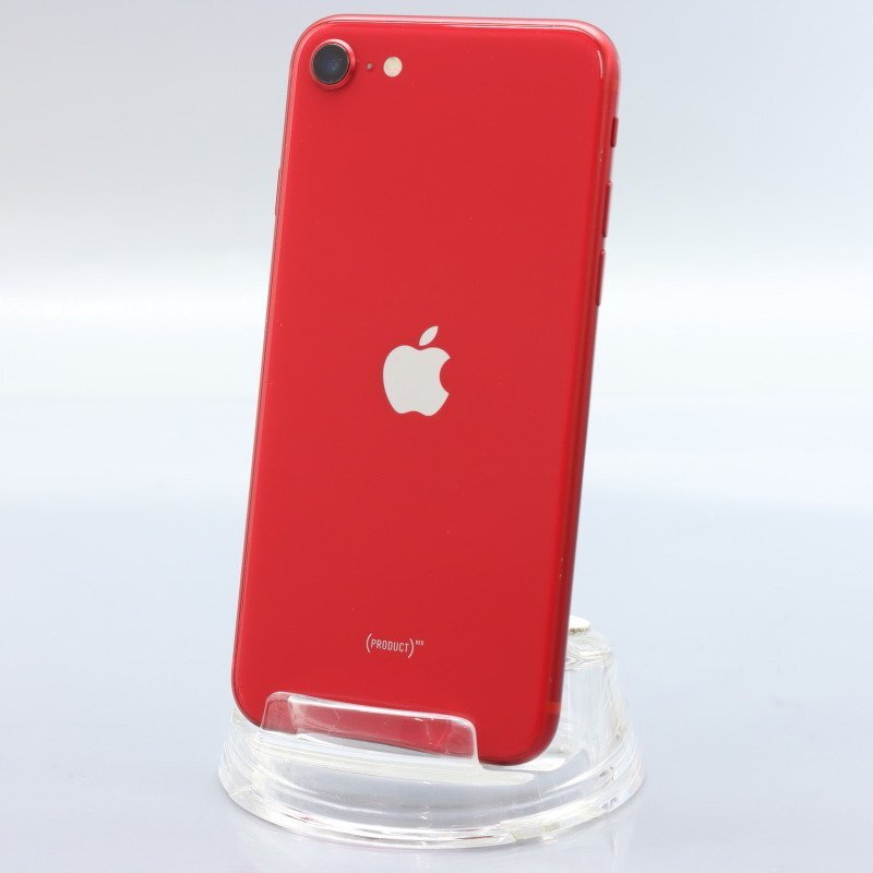 Apple iPhoneSE 64GB (第2世代) (PRODUCT)RED A2296 MHGR3J/A バッテリ85% ■SIMフリー★Joshin9351【1円開始・送料無料】の画像1