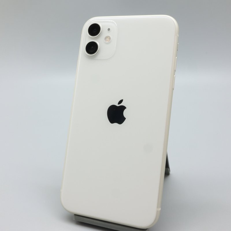 Apple iPhone11 128GB White A2221 MWM22J/A バッテリ85% ■SIMフリー★Joshin7938【1円開始・送料無料】_画像1