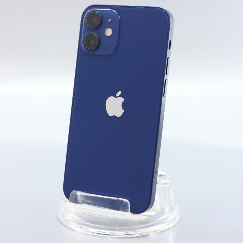 Apple iPhone12 mini 128GB Blue A2398 MGDP3J/A バッテリ82% ■SIMフリー★Joshin3266【1円開始・送料無料】_画像1