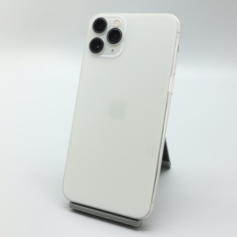 Apple iPhone11 Pro 256GB Silver A2215 MWC82J/A バッテリ83% ■SIMフリー★Joshin6760【1円開始・送料無料】_画像1