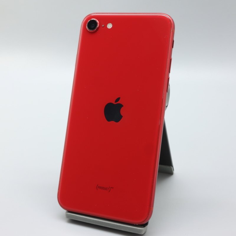 Apple iPhoneSE 64GB (PRODUCT)RED (第2世代) A2296 MHGR3J/A バッテリ78% ■ソフトバンク★Joshin0260【1円開始・送料無料】_画像1