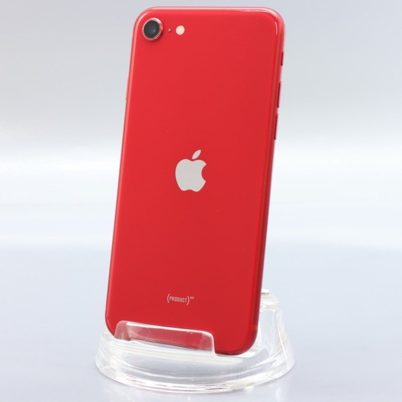 Apple iPhoneSE 64GB (第2世代) (PRODUCT)RED A2296 MHGR3J/A バッテリ89% ■SIMフリー★Joshin4213【1円開始・送料無料】_画像1