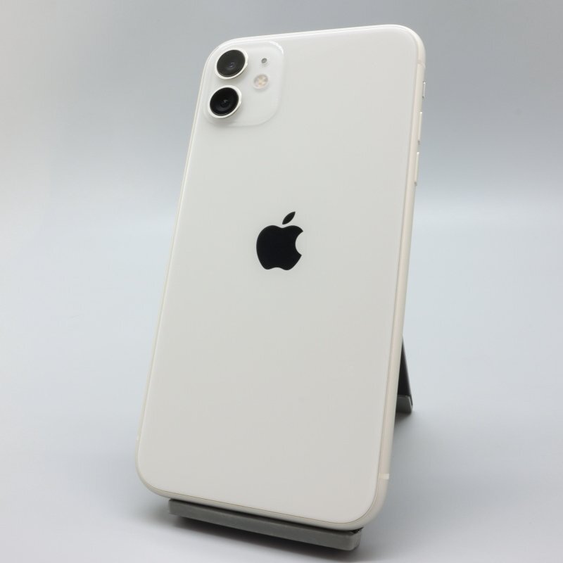 Apple iPhone11 128GB White A2221 MWM22J/A バッテリ75% ■ソフトバンク★Joshin2155【1円開始・送料無料】_画像1